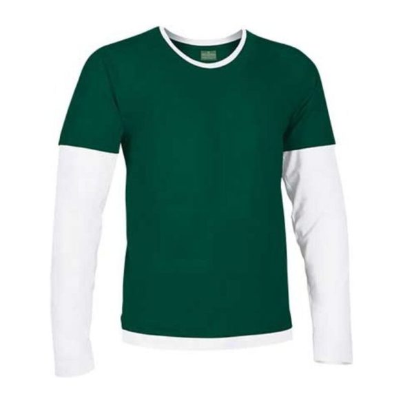 Typed T-Shirt Denver BOTTLE GREEN-WHITE S