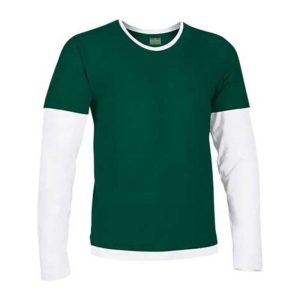 Typed T-Shirt Denver BOTTLE GREEN-WHITE L