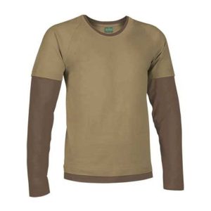 Typed T-Shirt Denver KAMEL BROWN-CHOCOLATE BROWN S