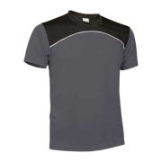 Technical T-Shirt Maurice CHARCOAL GREY-WHITE-BLACK S