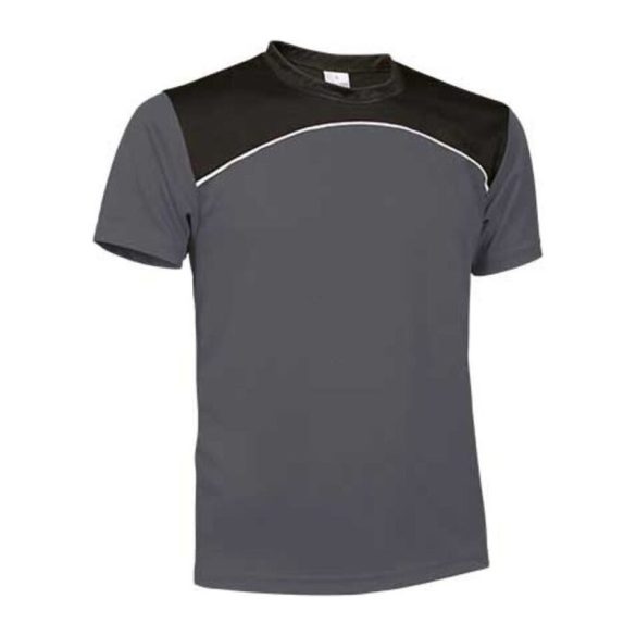 Technical T-Shirt Maurice CHARCOAL GREY-WHITE-BLACK L