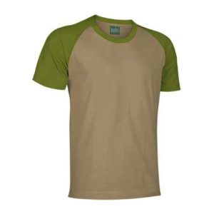 Typed T-Shirt Caiman KAMEL BROWN-MILITARY GREEN S