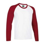 Typed T-Shirt Break WHITE-LOTTO RED XL