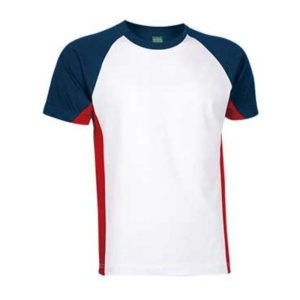 Typed T-Shirt Vulcan WHITE-LOTTO RED-ORION NAVY BLUE S