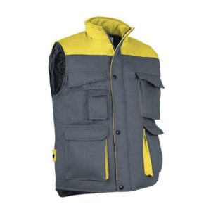 Vest Thunder CEMENT GREY-LEMON YELLOW S