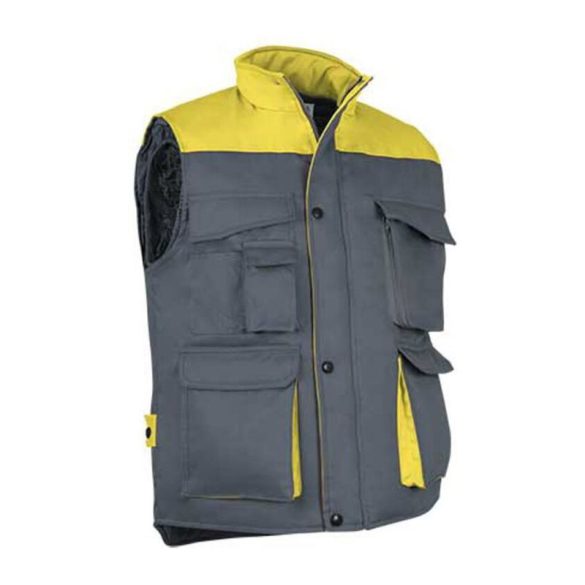 Vest Thunder CEMENT GREY-LEMON YELLOW S