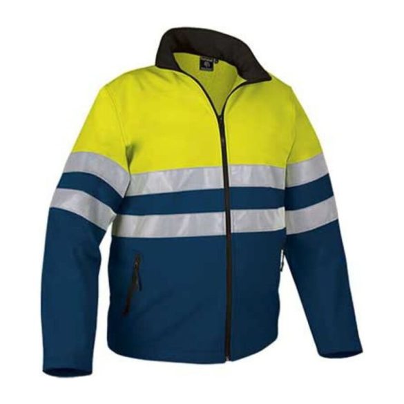 Softshell Jacket Storm NEON YELLOW-ORION NAVY BLUE 3XL