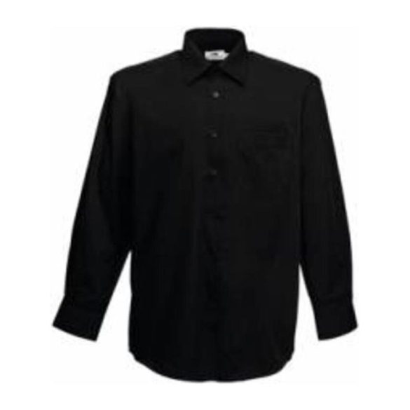 F13 LS POPLIN BLACK 2XL