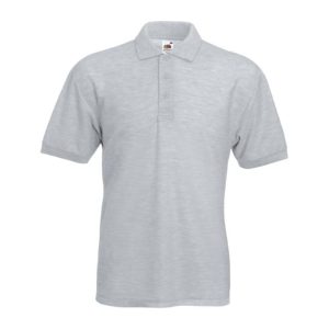 F22 65/35POLO HEATHER GREY M