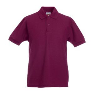 F38 65/35POLO BURGUNDY 3/4