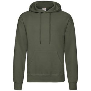 F44 HOODED SW OLIVE XL
