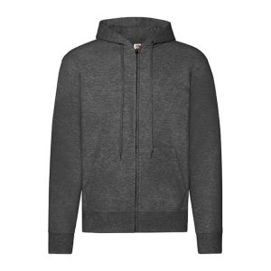 ZIPHOODEDSWEAT DARKH.GREY M