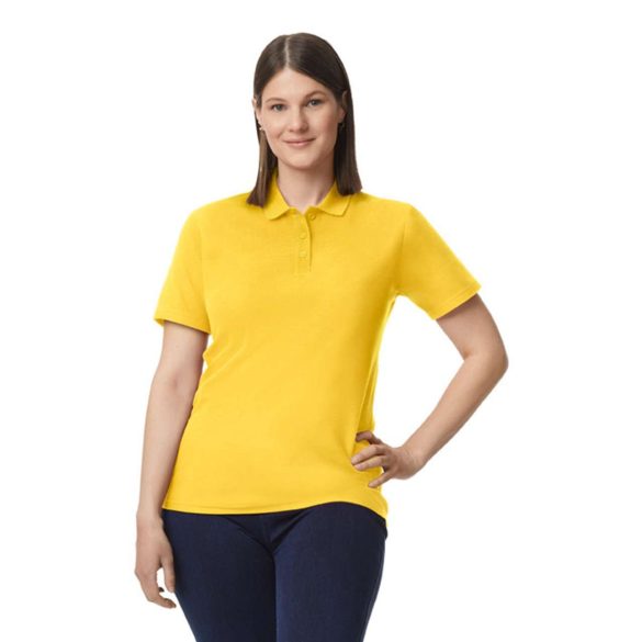 Softstyle® Ladies' Double Piqué Polo