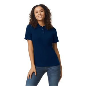 Softstyle® Ladies' Double Piqué Polo