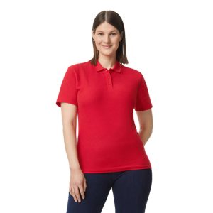 Softstyle® Ladies' Double Piqué Polo