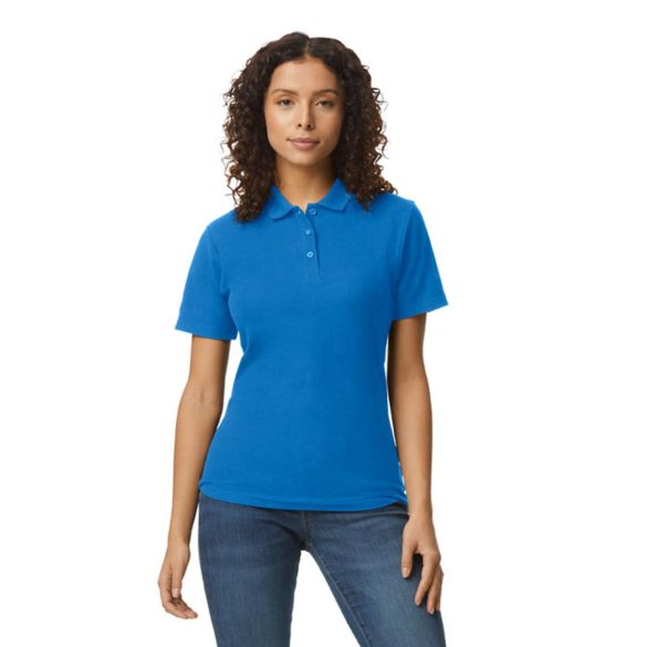 Softstyle® Ladies' Double Piqué Polo