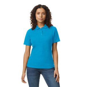 Softstyle® Ladies' Double Piqué Polo