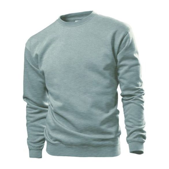 H39 ST SWEATSH GREYHEATHER M