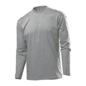 H40 ST CL.LS GREY HEATHER S