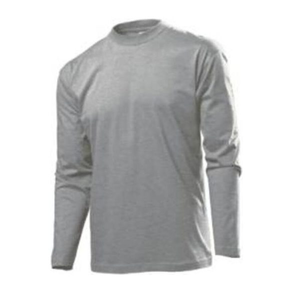 H40 ST CL.LS GREY HEATHER XL