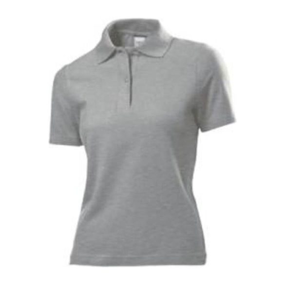 HS03 ST POLO GREY HEATHER L