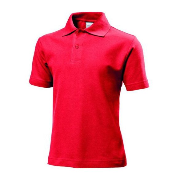 HS04 ST POLO SCARLET RED S