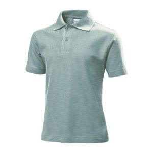 HS04 ST POLO GREY HEATHER S