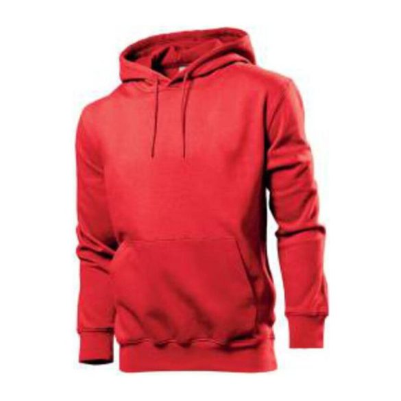 HS07 ST HOODED SCARLET RED S