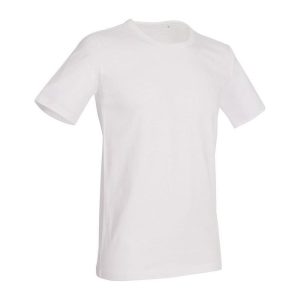 HS38 MORGAN C-NECK T WHITE L