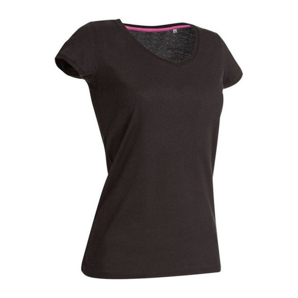 HS43 MEGAN V-NECK T BLACK M