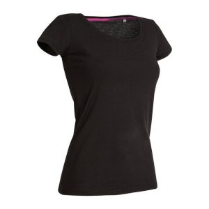 HS44 CLAIRE C-NECK T BLACK L