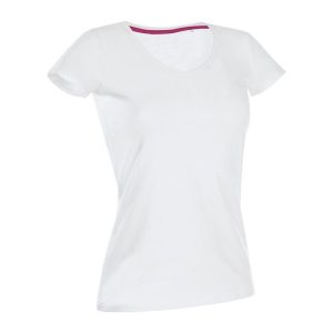 HS45 CLAIRE V-NECK T WHITE S