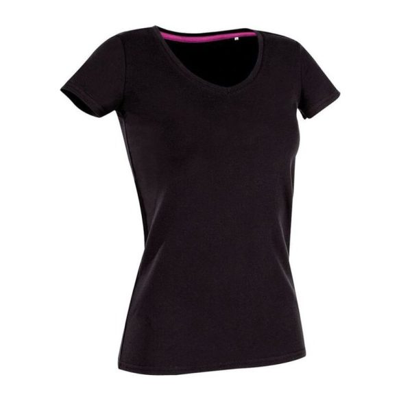 HS45 CLAIRE V-NECK T BLACK S