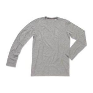 HS90 Clive LS GREY HEATHER M