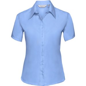 Russell Non-iron ladies blouse short-sleeve