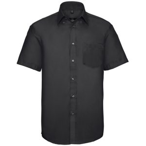 Russell Non-iron Men Shirt short-sleeve