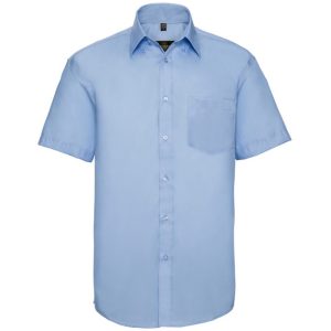 Russell Non-iron Men Shirt short-sleeve