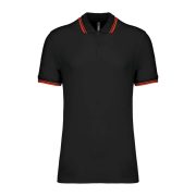 Men'S 2 Striped Short Sleeved Poloshirt