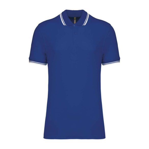 Men'S 2 Striped Short Sleeved Poloshirt