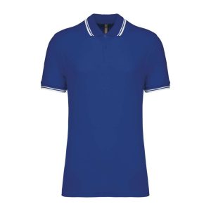 Men'S 2 Striped Short Sleeved Poloshirt