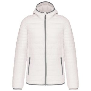 MEN'S LIGHTWEIGHT HOODED PADDED JACKET