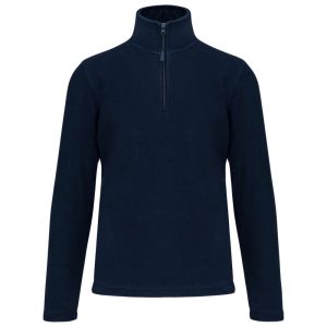 ENZO - ZIP NECK MICROFLEECE JACKET