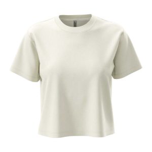 Cropped crew neck T-Shirt for women