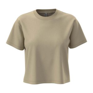 Cropped crew neck T-Shirt for women