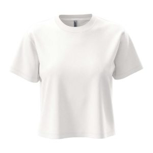 Cropped crew neck T-Shirt for women