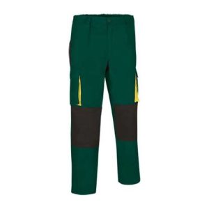 Trousers Darko BOTTLE GREEN-BLACK-LEMON YELLOW XL