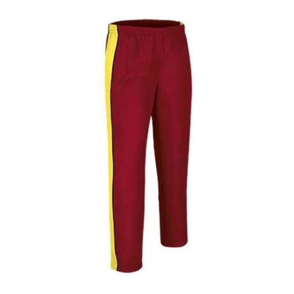 Sport Trousers Match Point LOTTO RED-LEMON YELLOW-BLACK XL