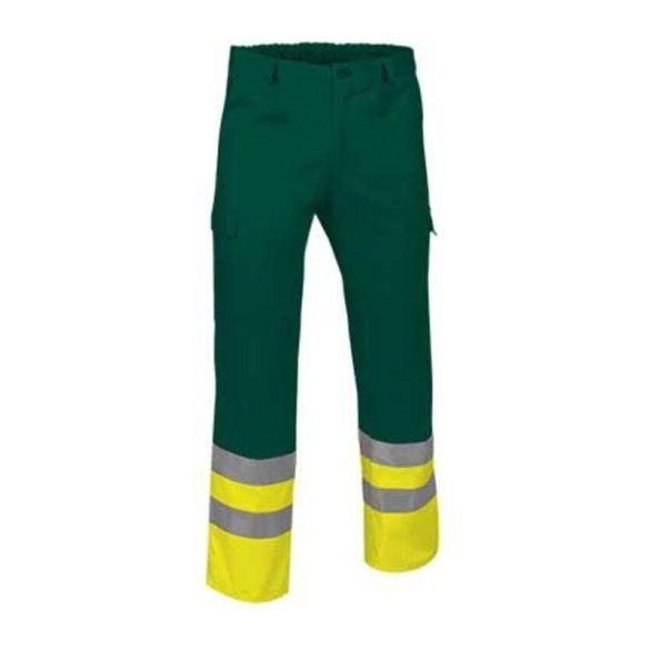 H.V. Trousers Train NEON YELLOW-BOTTLE GREEN S