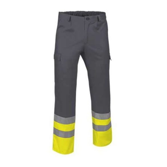 H.V. Trousers Train NEON YELLOW-CHARCOAL GREY S