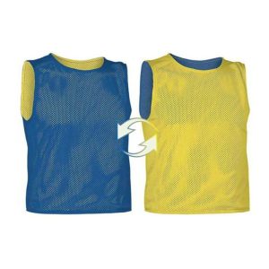 Reversible Sport Bib Parade ROYAL BLUE-LEMON YELLOW Junior